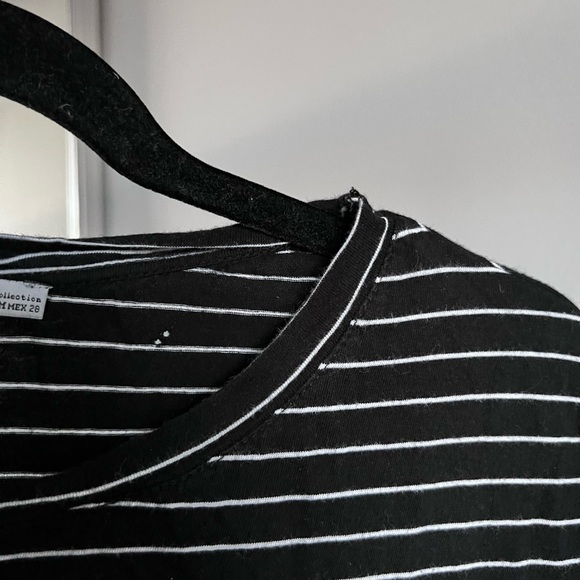 Zara black and white striped tee - Picture 2 of 3